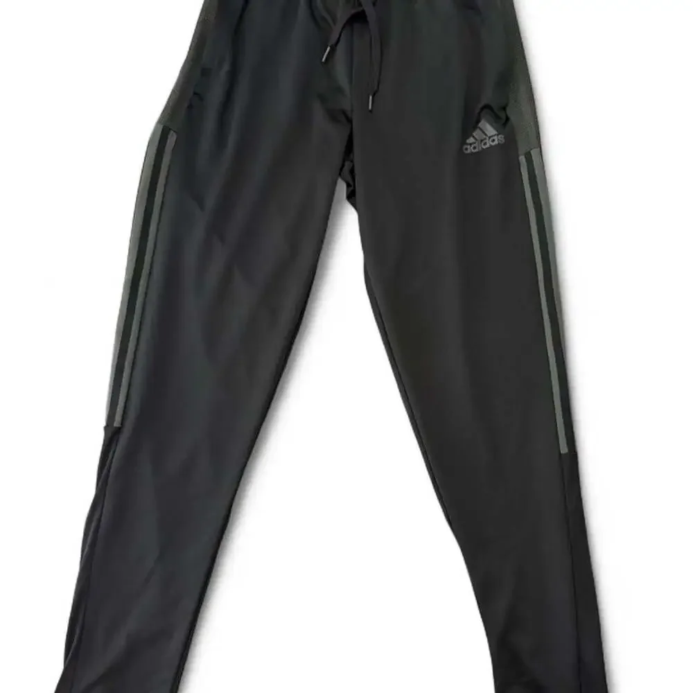 Adidas Primegreen Athletic Track Pants Black Gray Size M